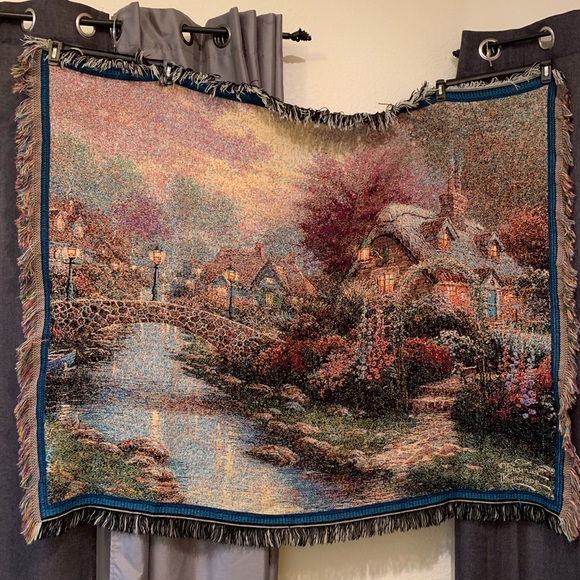 Thomas Kinkade Bedding Throw Blanket Poshmark